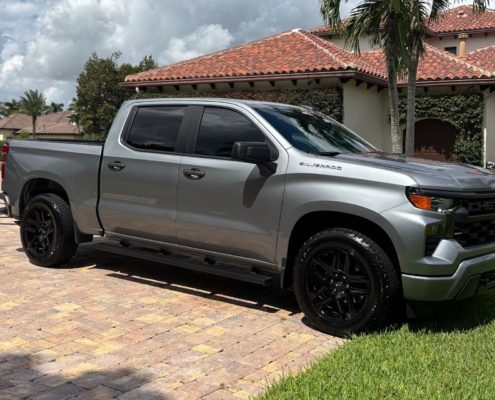 Gray Chevrolet Silverado Gray Chevrolet Silverado freshly detailed with professional mobile service in Palm Beach County